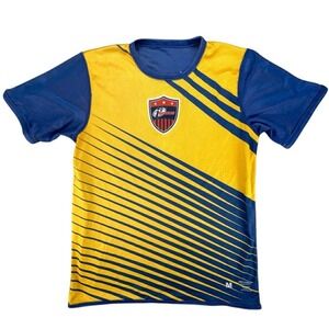 i9 Sports Reversible Soccer Jersey Blue & Yellow Athletic Number 30 Men's Medium